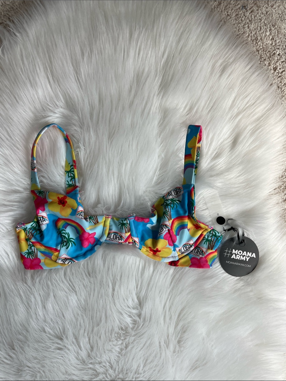 Moana Bikini Aloha Bra Top Size Small